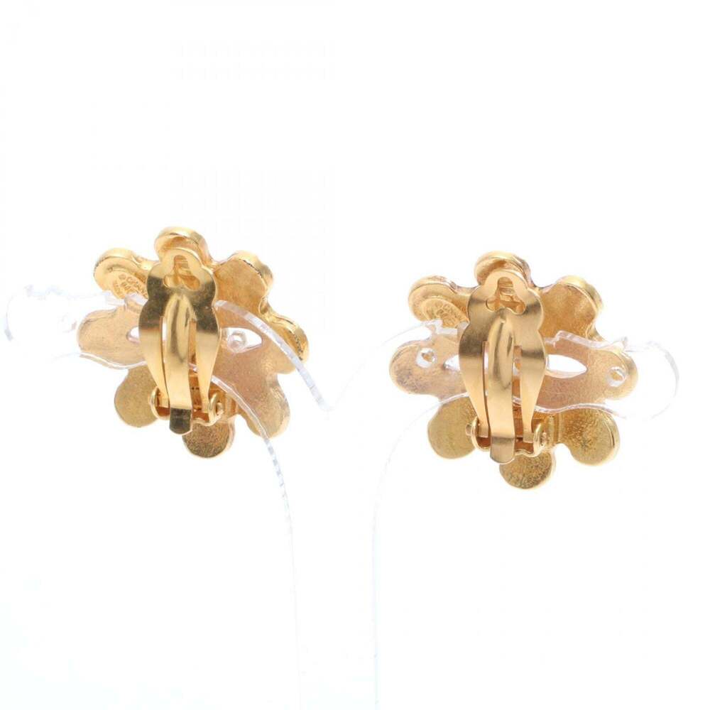 CHANEL Gold Logo Earrings - Picture 2 of 4